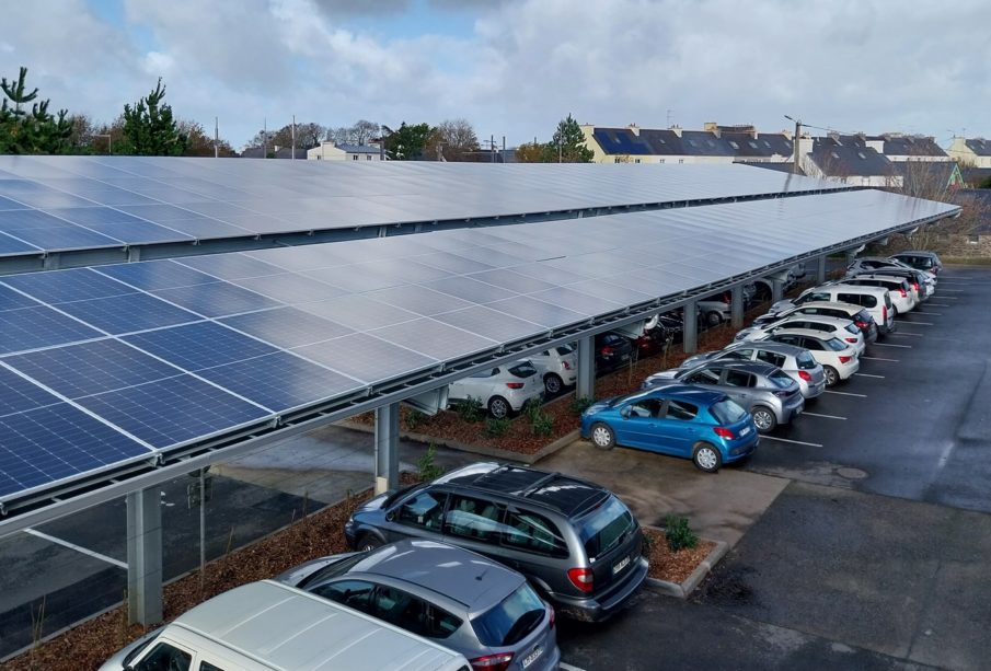 Ombrière solaire de parking